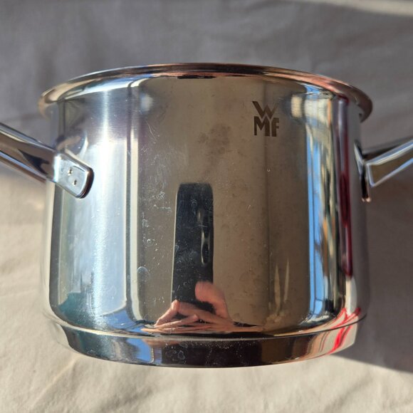 WMF Cromargan Transtherm 18/10 Stainless Steel Double Handle Sauce Pan No Lid 7" - Picture 3 of 7